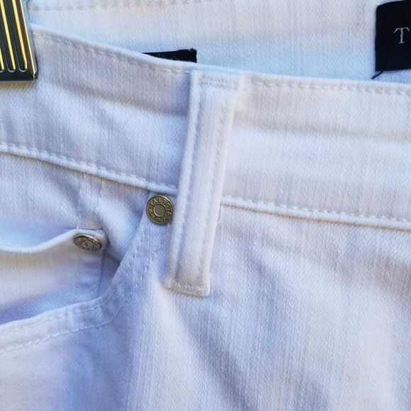 Talbots White Crop Flare Jeans size 10 Petite - Picture 12 of 13